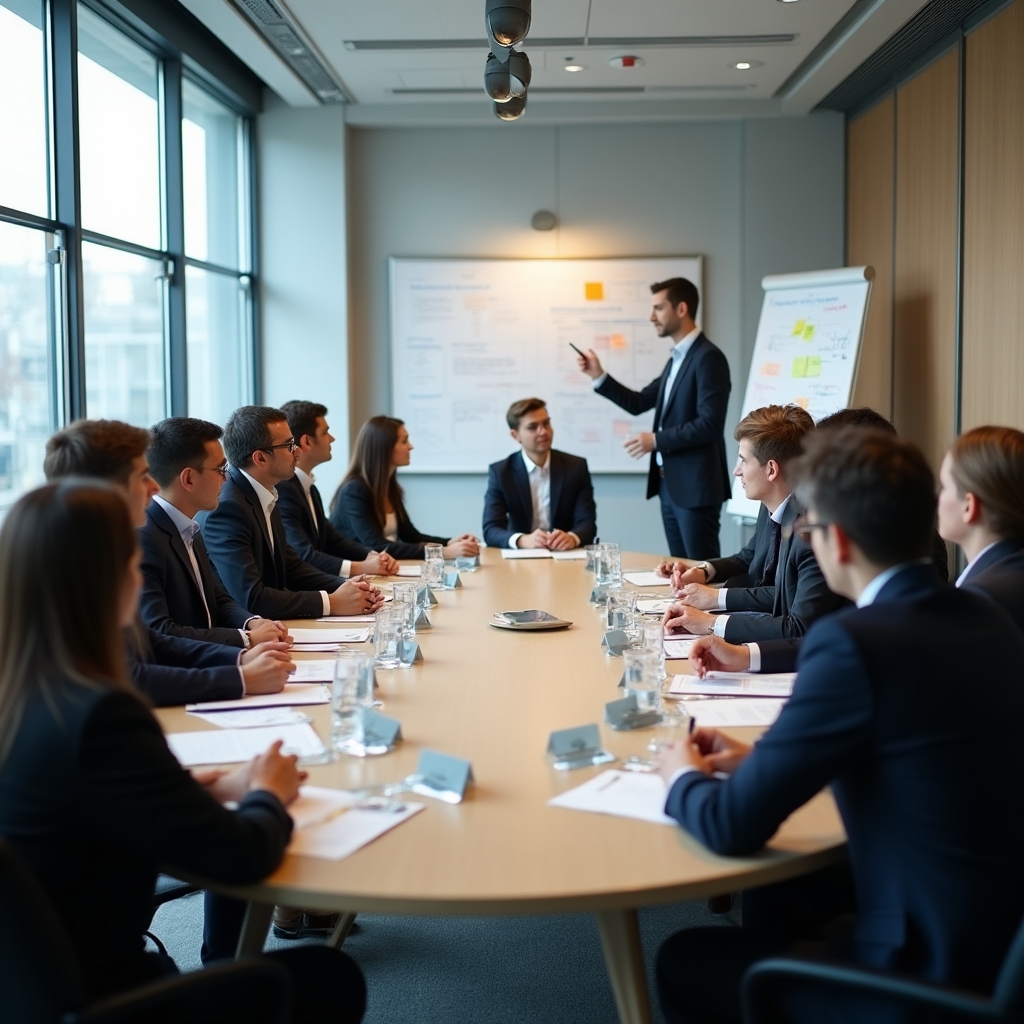 Группа участников на стратегической сессии